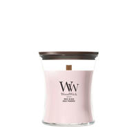 SVIJEĆA MIRISNA  svijetlo ružičasta  - svijetlo ružičasta, Basics, staklo/drvo (10/11/10cm) - WoodWick