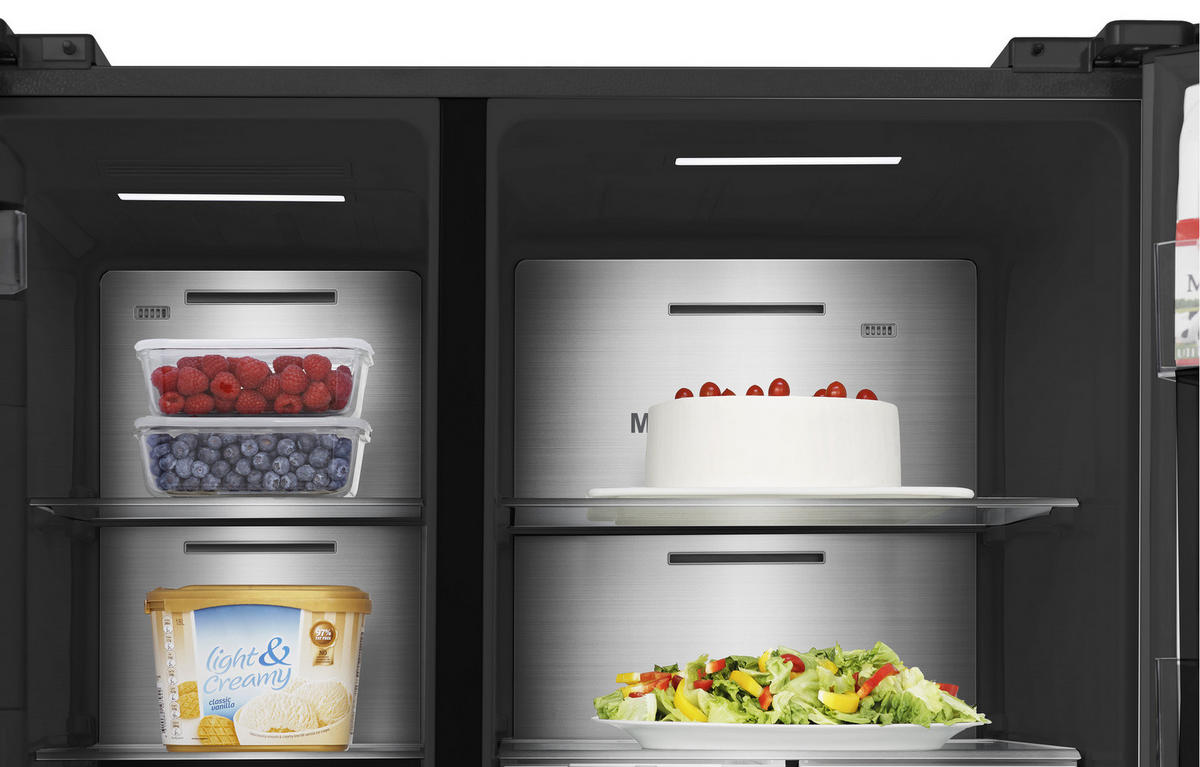 SIDE-BY-SIDE 91/179/73 cm RS9P628GPFE  - Schwarz, Trend (91/179/73cm) - Hisense