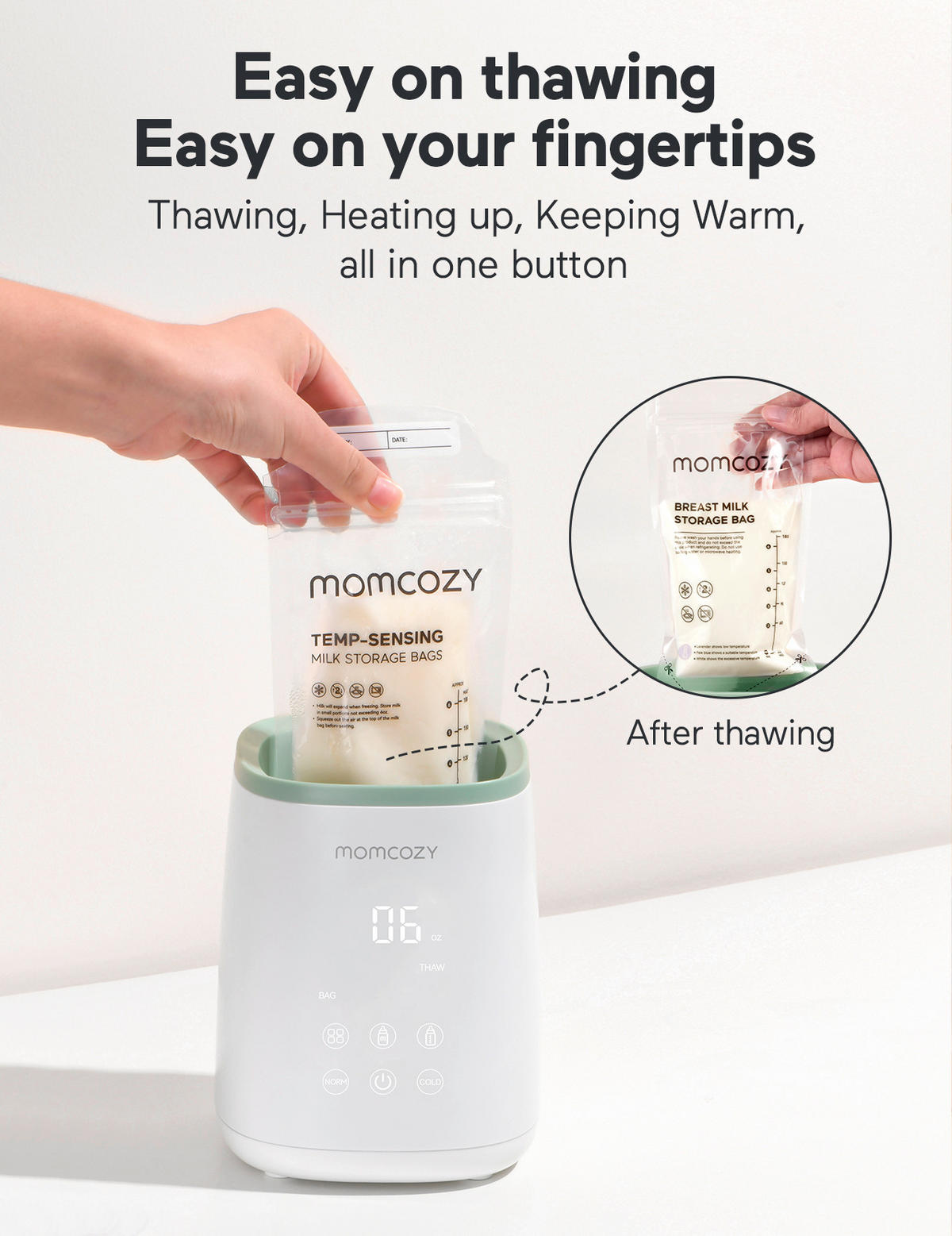BABYKOSTWÄRMER  - Basics (14,8/24,4/14,8cm) - Momcozy