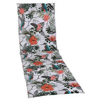 LIEGENAUFLAGE Floral  - Hellgrau/Grün, Design, Textil (58/5/188cm)