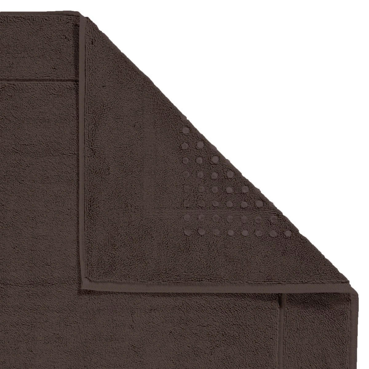 BADTEPPICH Dunkelbraun 60/60 cm  - Dunkelbraun, Basics, Kunststoff/Textil (60/60cm) - Aquanova