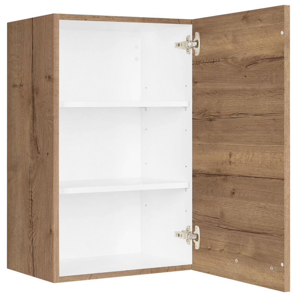 Thumbnail - Nobilia Küchenoberschrank Structura, Eiche dunkel, Holzwerkstoff, 2 Fächer, nur wie online abgebildet bestellbar, 45x72x...