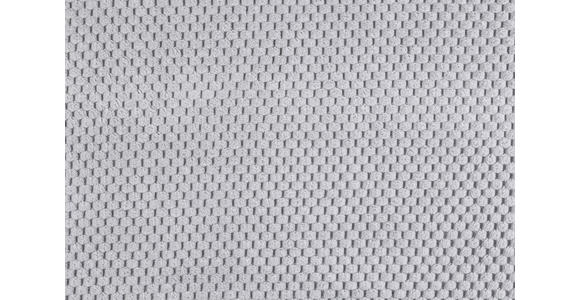 SCHLAFSOFA mit Liegefunktion, Schlafen auf Sitzhöhe, Rücken echt Chenille Hellgrau - Hellgrau/Schwarz, KONVENTIONELL, Kunststoff/Textil (222/90/100cm) - Carryhome