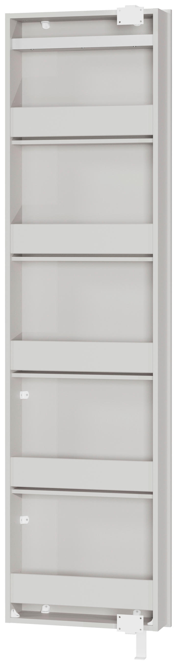 SCHUHSCHRANK Kaschmir  - Kaschmir, Design, Glas/Holzwerkstoff (50/195/18cm) - Xora