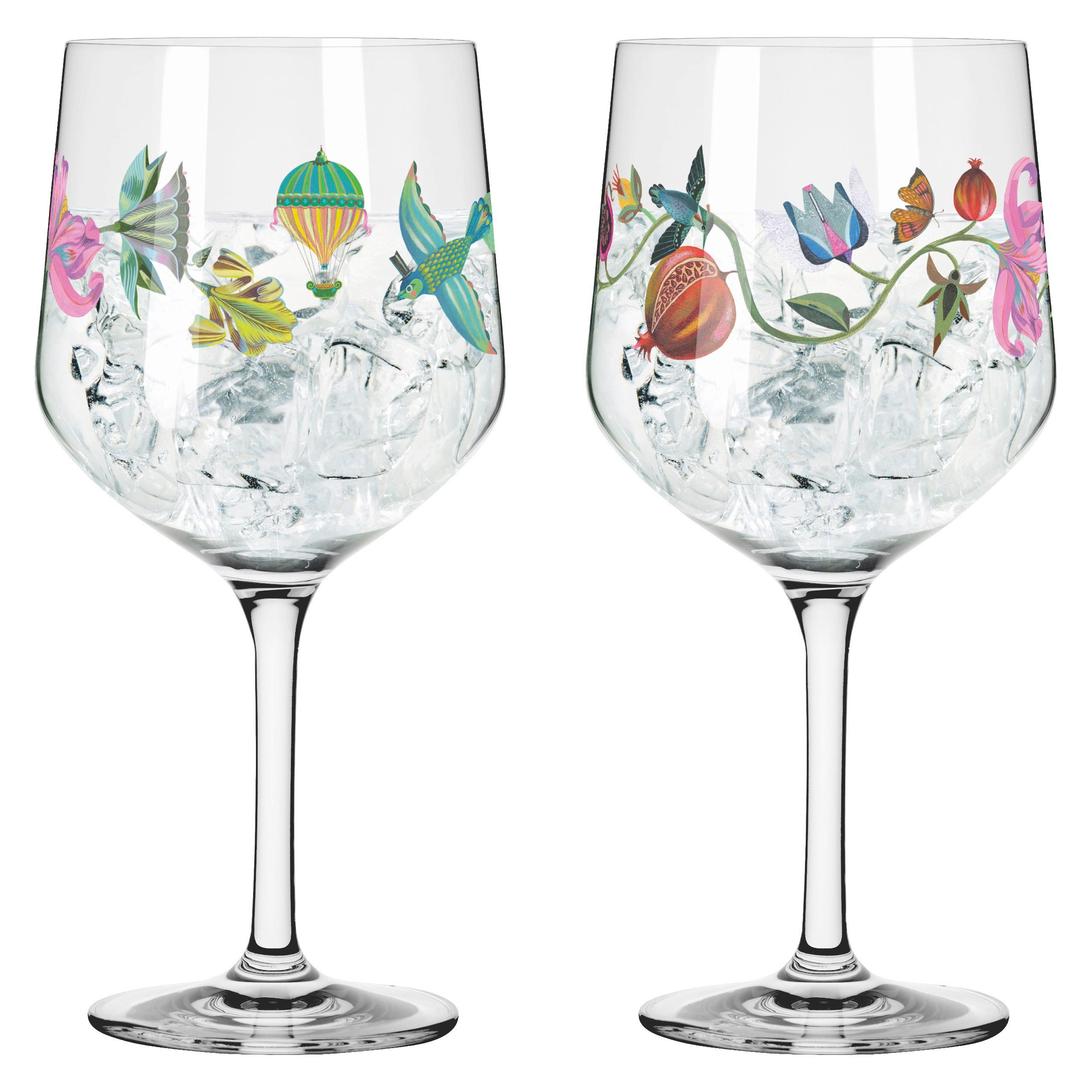 GINGLAS 720 ml 2-teilig  - Multicolor, LIFESTYLE, Glas (10,7/21,8/10,7cm) - Ritzenhoff