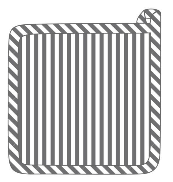 KRPA ZA VRUĆE POSUĐE siva , tekstil  SANSIBAR  - siva, tekstil (20/20cm) - Esposa
