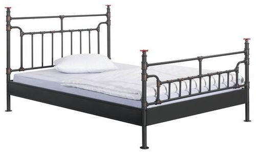 METALLBETT 140/200 cm  in Anthrazit  - Anthrazit, MODERN, Metall (140/200cm) - Livetastic
