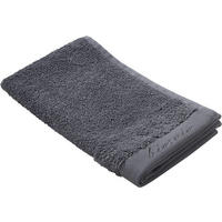 GÄSTETUCH BONITA Anthrazit 4-teilig 30/50 cm  - Anthrazit, Natur, Textil (30/50cm) - Bio:Vio