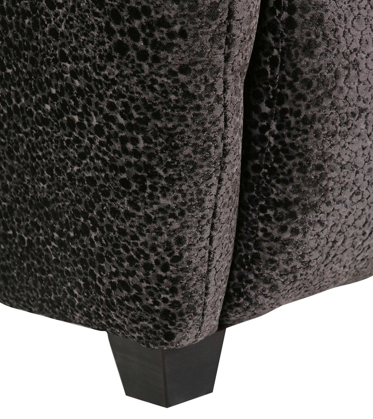 SESSEL Plüsch Anthrazit    - Anthrazit/Schwarz, Design, Textil (90/93/92cm) - Livetastic