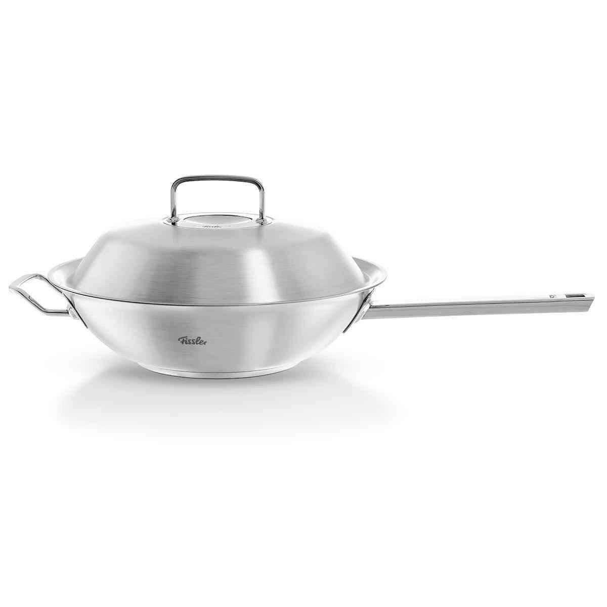 WOK ORIGINAL PROFI COLLECTION 2 30 cm  - Silberfarben, Design, Metall (30cm) - Fissler