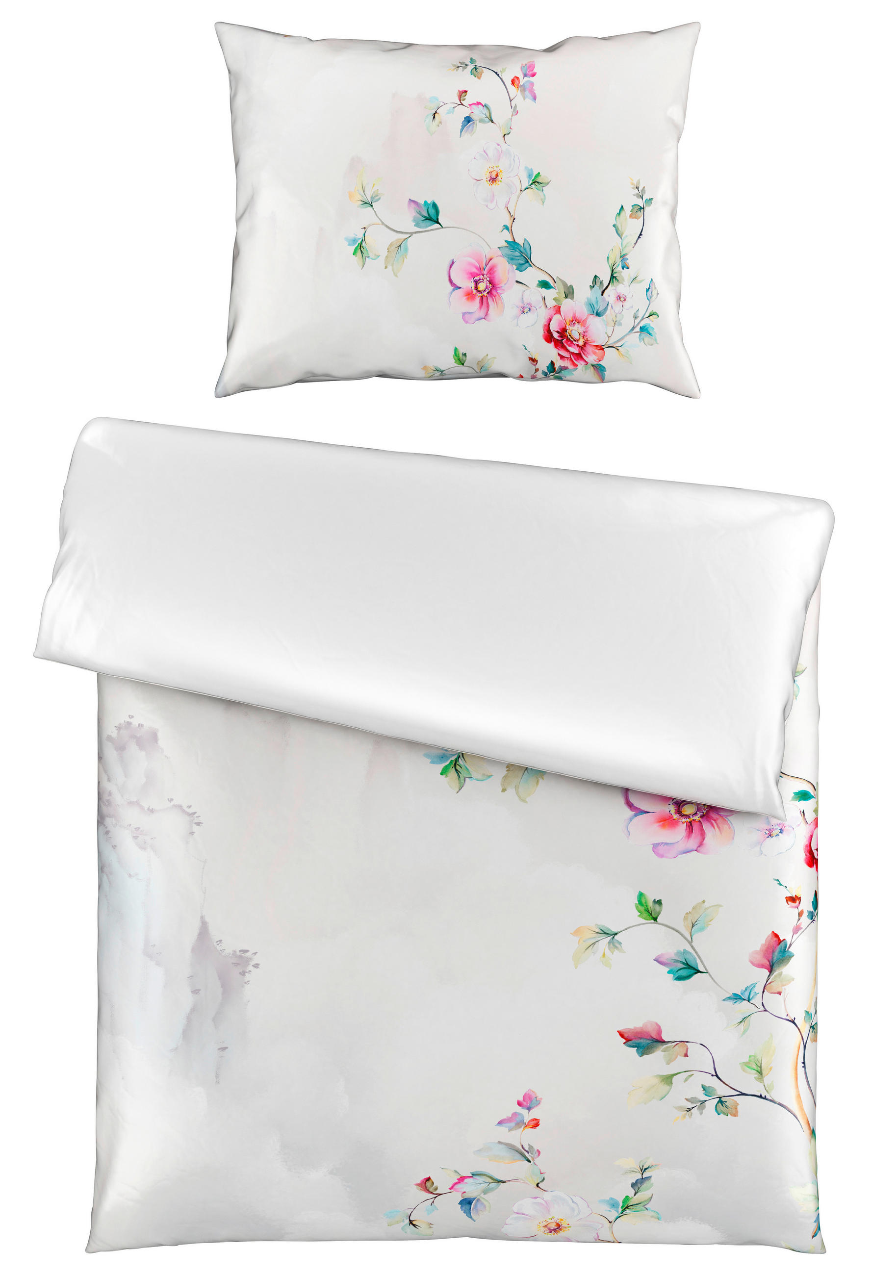 Esposa OBOJSTRANNÁ POSTEĽNÁ BIELIZEŇ, satén, sivá, 140/220 cm