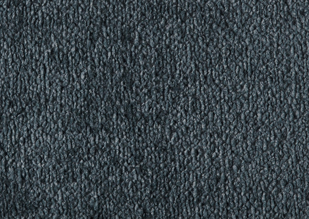 SESSEL in Chenille, Mikrofaser Dunkelblau  - Schwarz/Dunkelblau, Design, Textil/Metall (68/78/76cm) - Johann Jakob