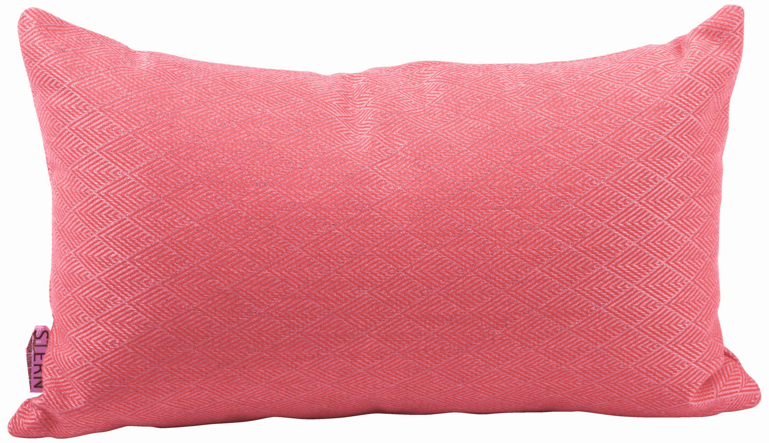 OUTDOOR-KISSEN Raute  - Pink, Basics, Textil (35/55cm) - Stern