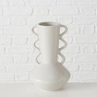 VASE  - Beige, Basics, Keramik (16/16/25cm) - Ambia Home