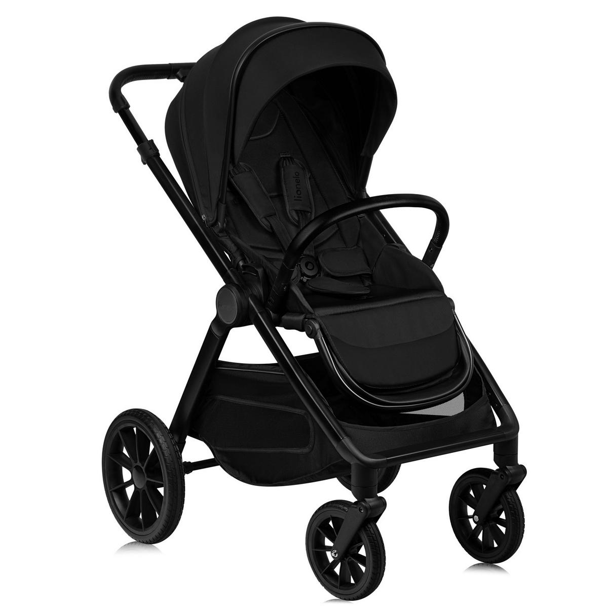 KINDERWAGENSET  LO-Layla 3in1  Black Onyx  - Schwarz, Basics (94/62/115cm) - Lionelo