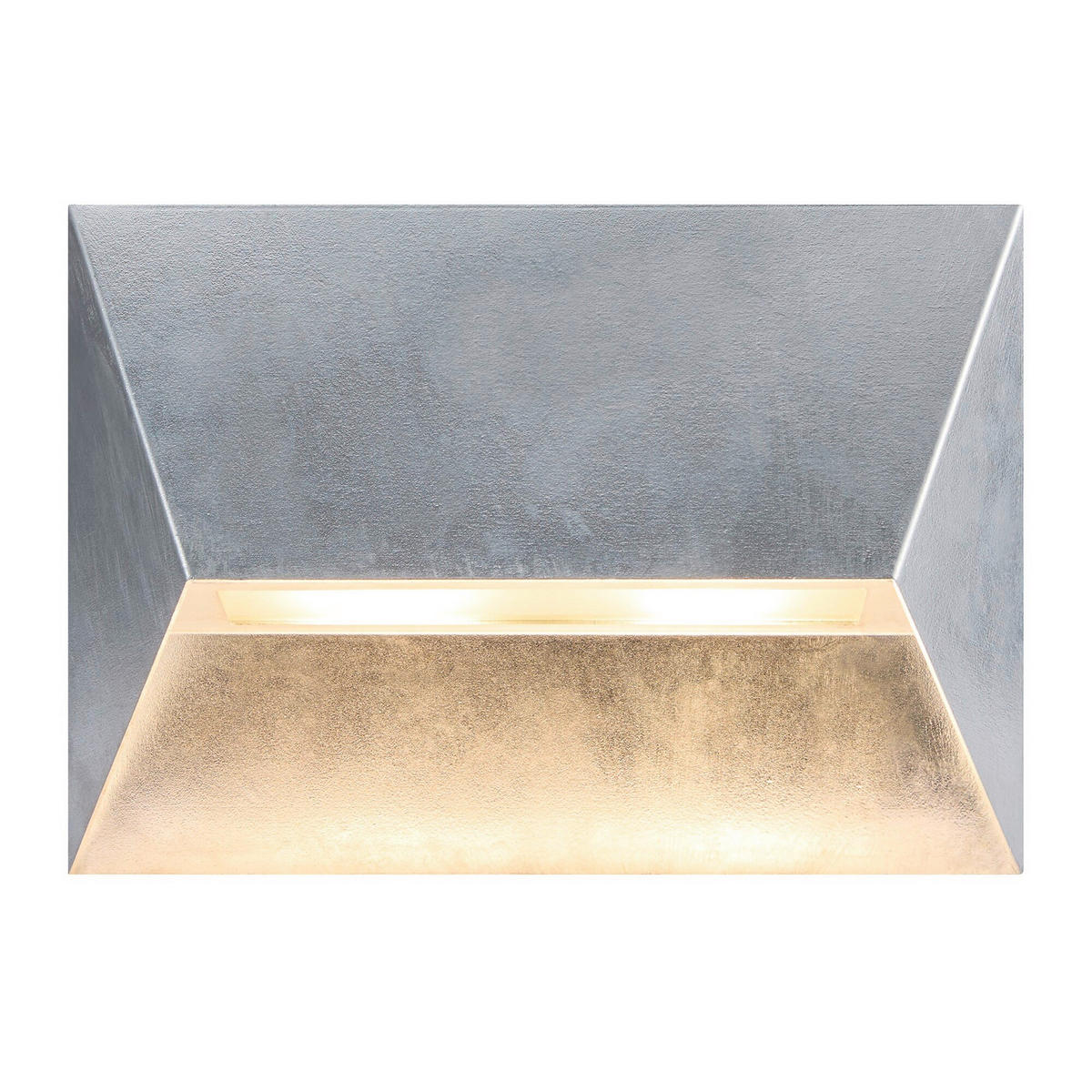 AUSSENWANDLEUCHTE Pontio 19/9/27 cm  - Zinkfarben, Design, Metall (19/9/27cm) - Nordlux