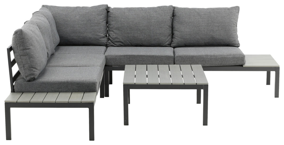 LOUNGEGRUPP  - svart, Klassisk, metall (133/167cm) - Gardenson