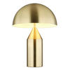 TISCHLEUCHTE - Weiss/Messingfarben, Design, Metall (28/39cm) - Globo