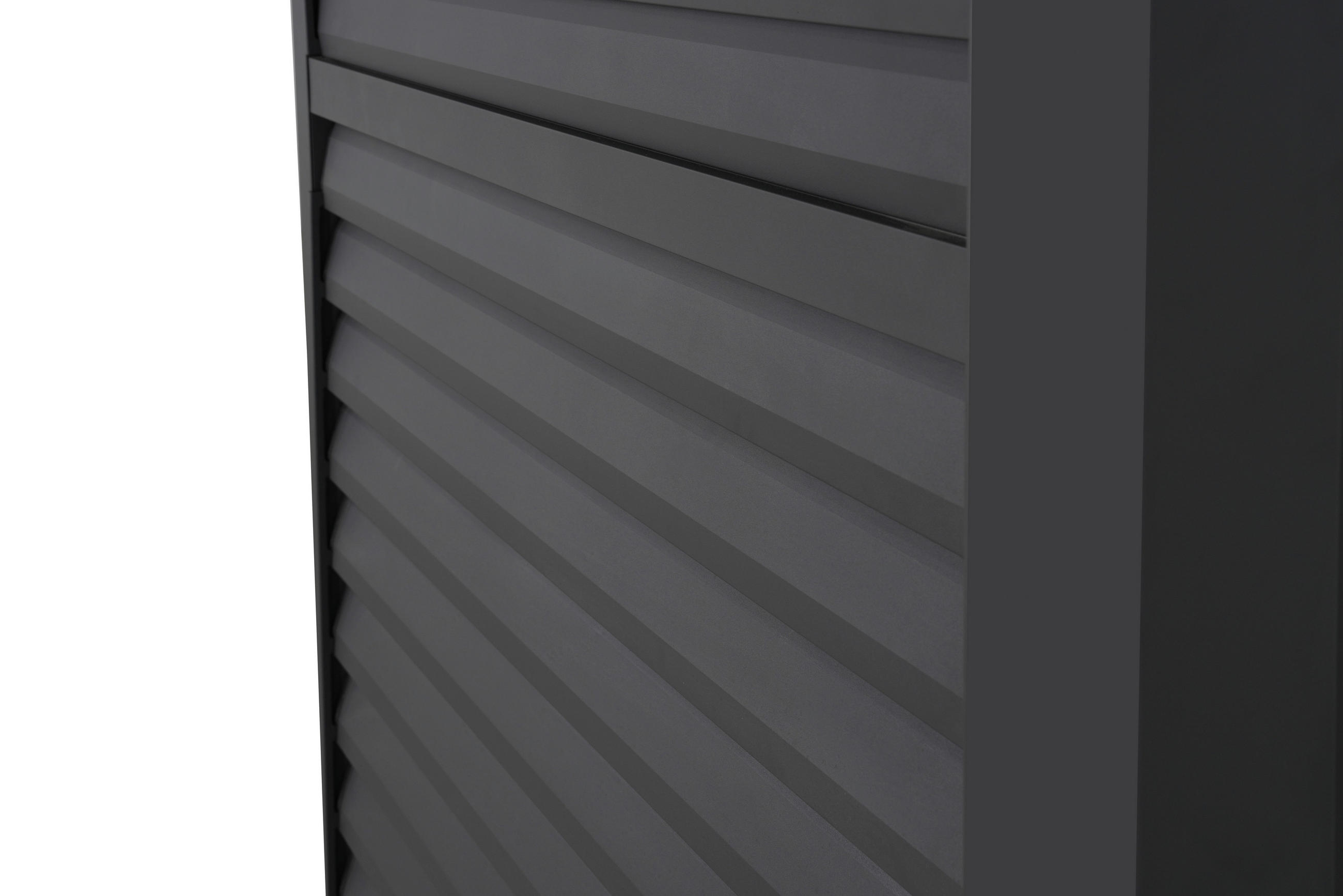 LAMELLENTEIL DELUXE/CLASSIC Aluminium  - Anthrazit, MODERN, Metall (113/240/10cm) - Gardenson