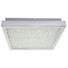 LED-PANEEL - Chromfarben/Klar, Design, Glas/Metall (32/32/5,5cm)