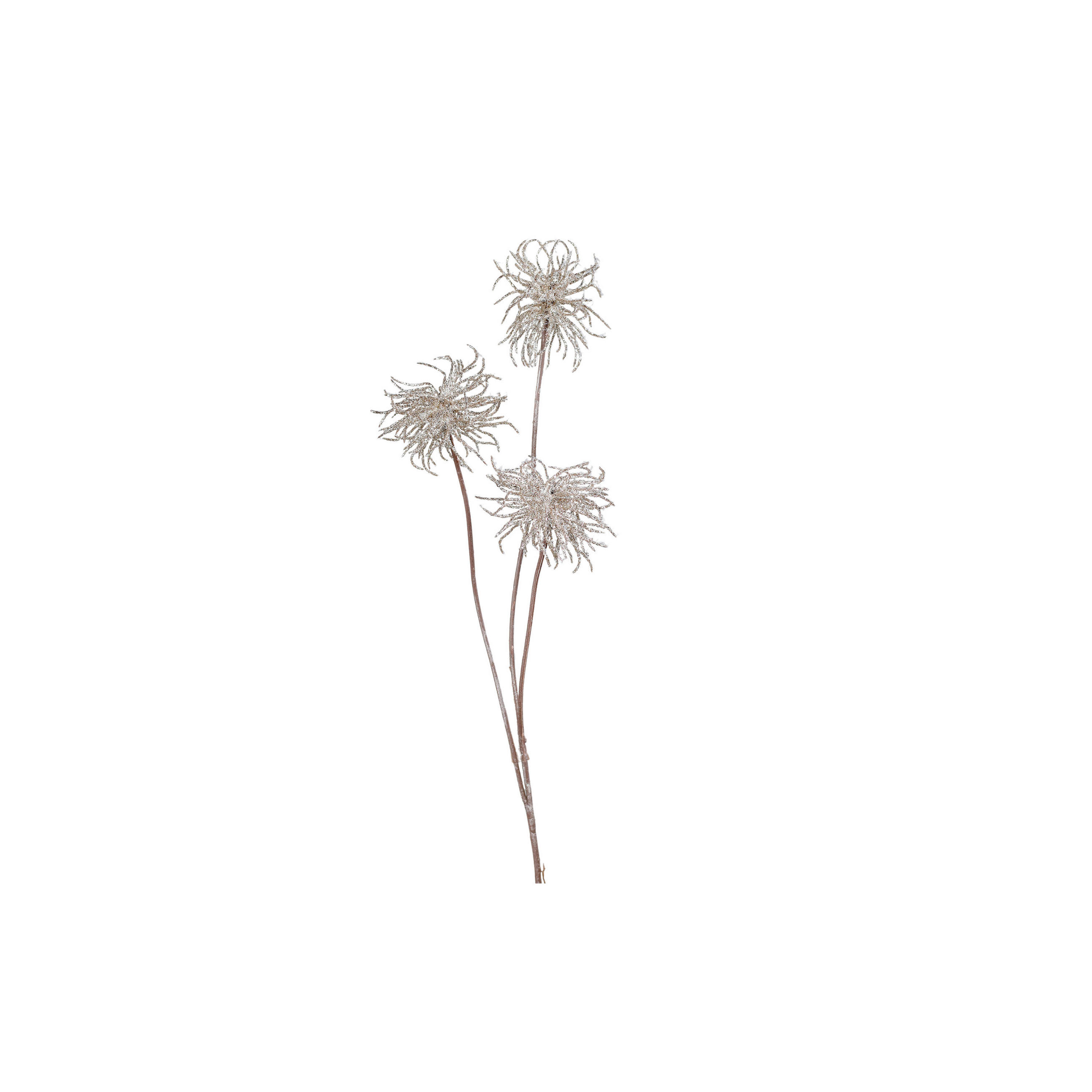 KUNSTBLUME - Platinfarben, Basics, Kunststoff (80cm)