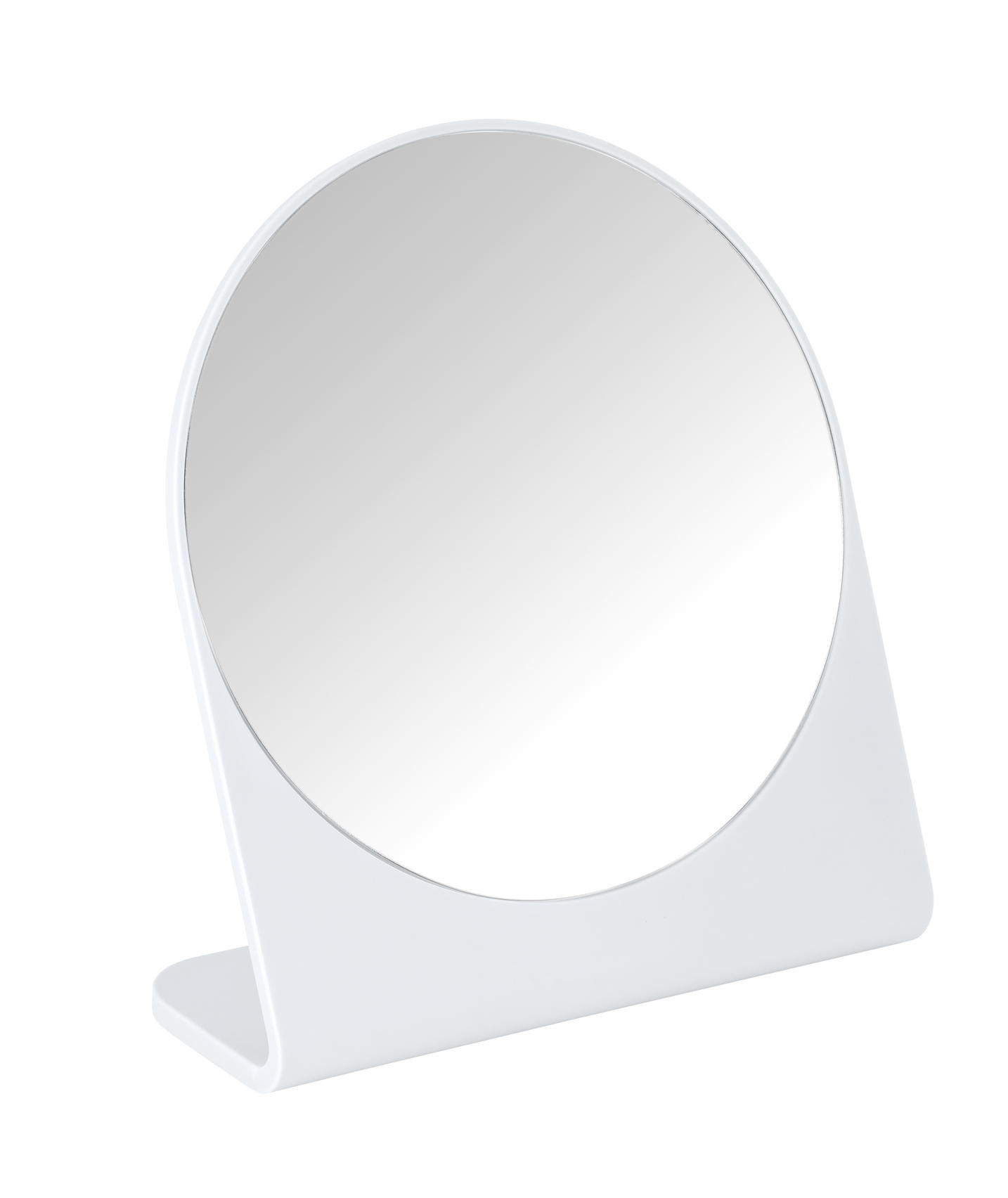 SMINKSPEGEL 18/19/7 cm  - vit, Basics, glas/plast (18/19/7cm)