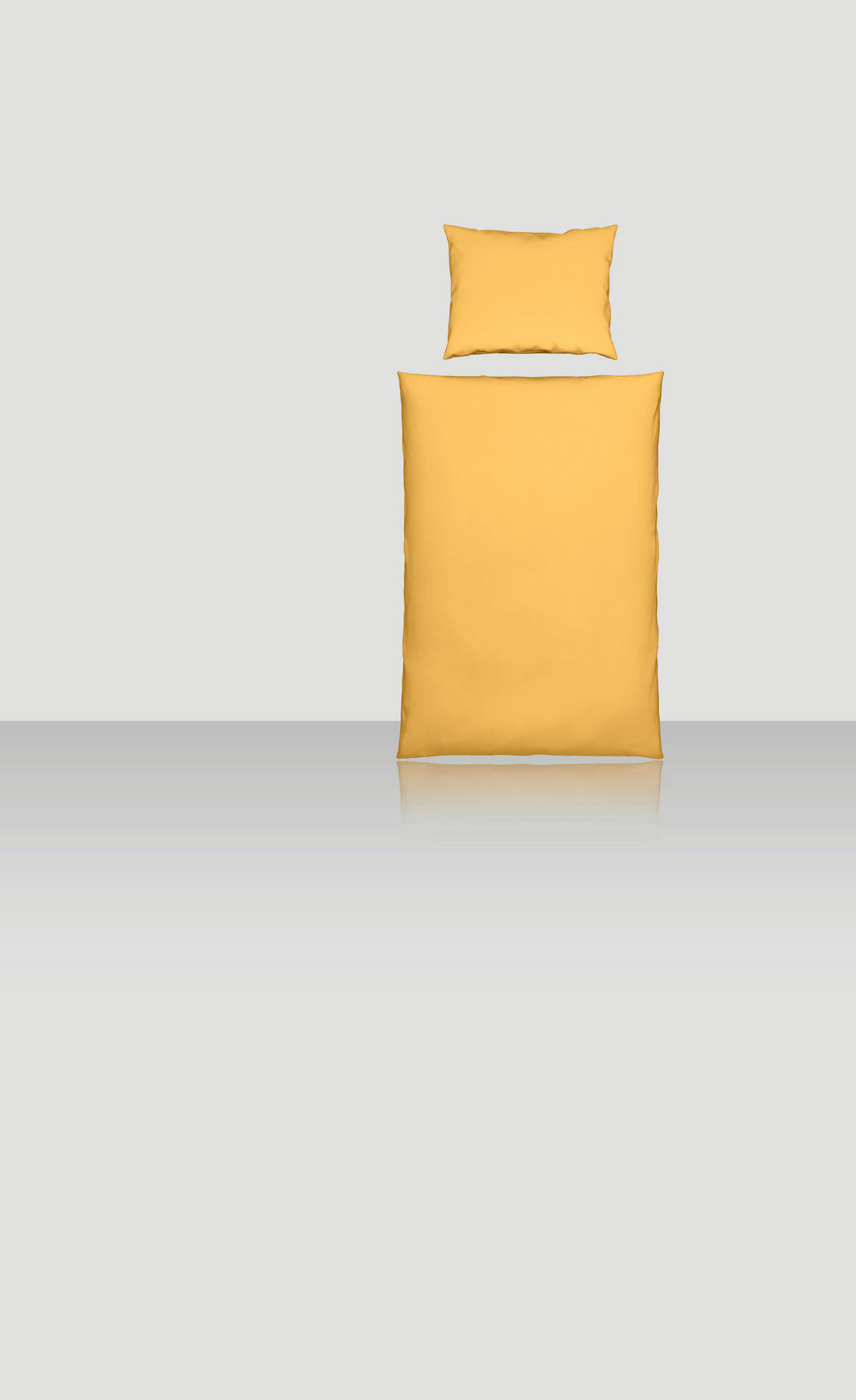 POSTELJINA TANJA 140/200 cm saten žuta  - žuta, Osnovno, tekstil (140/200cm) - Novel