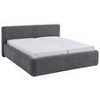 POLSTERBETT 240/200 cm,  in Grau,  - Grau, Design, Textil (240/200cm) - Xora