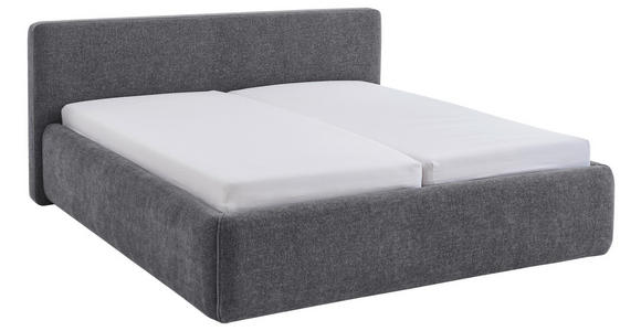 POLSTERBETT 240/200 cm,  in Grau,  - Grau, Design, Textil (240/200cm) - Xora
