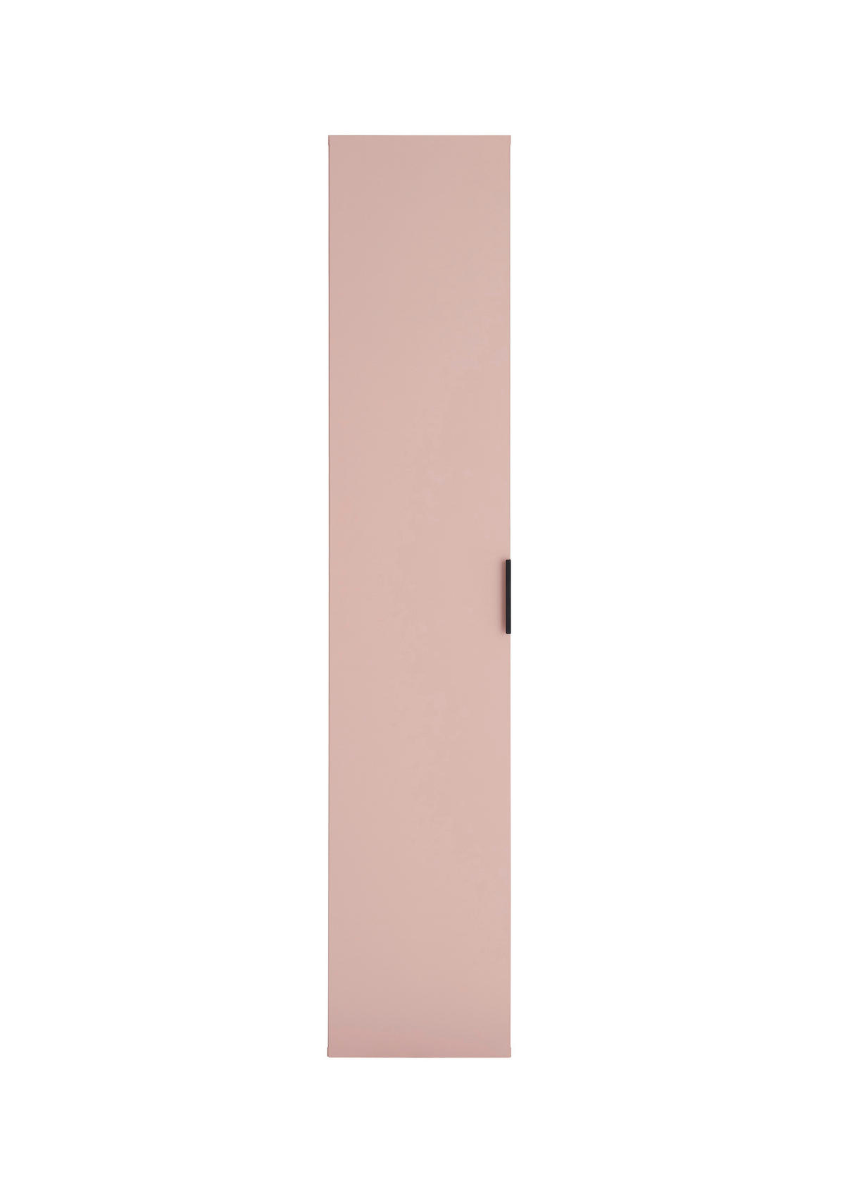 HOCHSCHRANK 30/150/25 cm  - Schwarz/Rosa, Trend, Holzwerkstoff/Metall (30/150/25cm) - MID.YOU