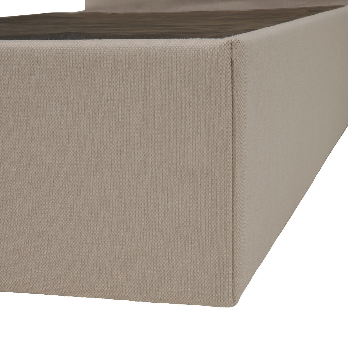 BOXBETT 90/200 cm  in Sandfarben  - Sandfarben/Schwarz, Basics, Kunststoff/Textil (90/200cm) - P & B