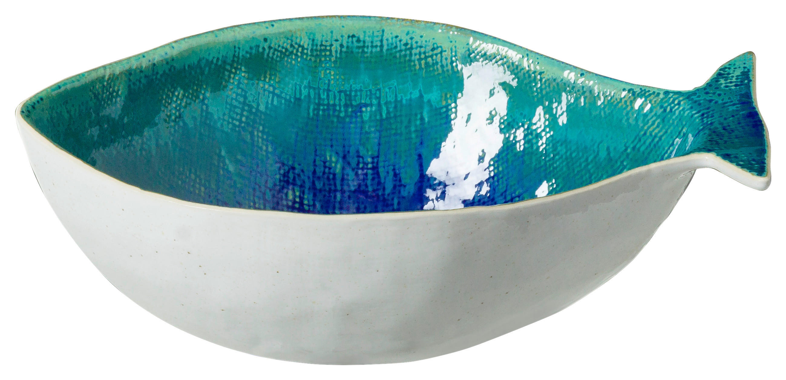 SERVIERPLATTE - Blau, Basics, Keramik (29,8/19,6/9,7cm) - Costa Nova