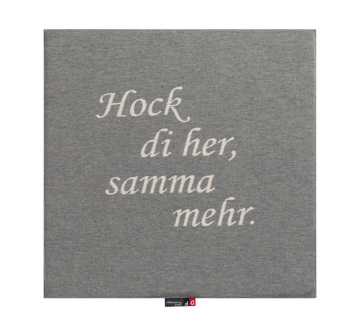 MULTIFUNKTIONSKISSEN  40/40 cm   - Dunkelgrau, Basics, Textil (40/40cm) - David Fussenegger