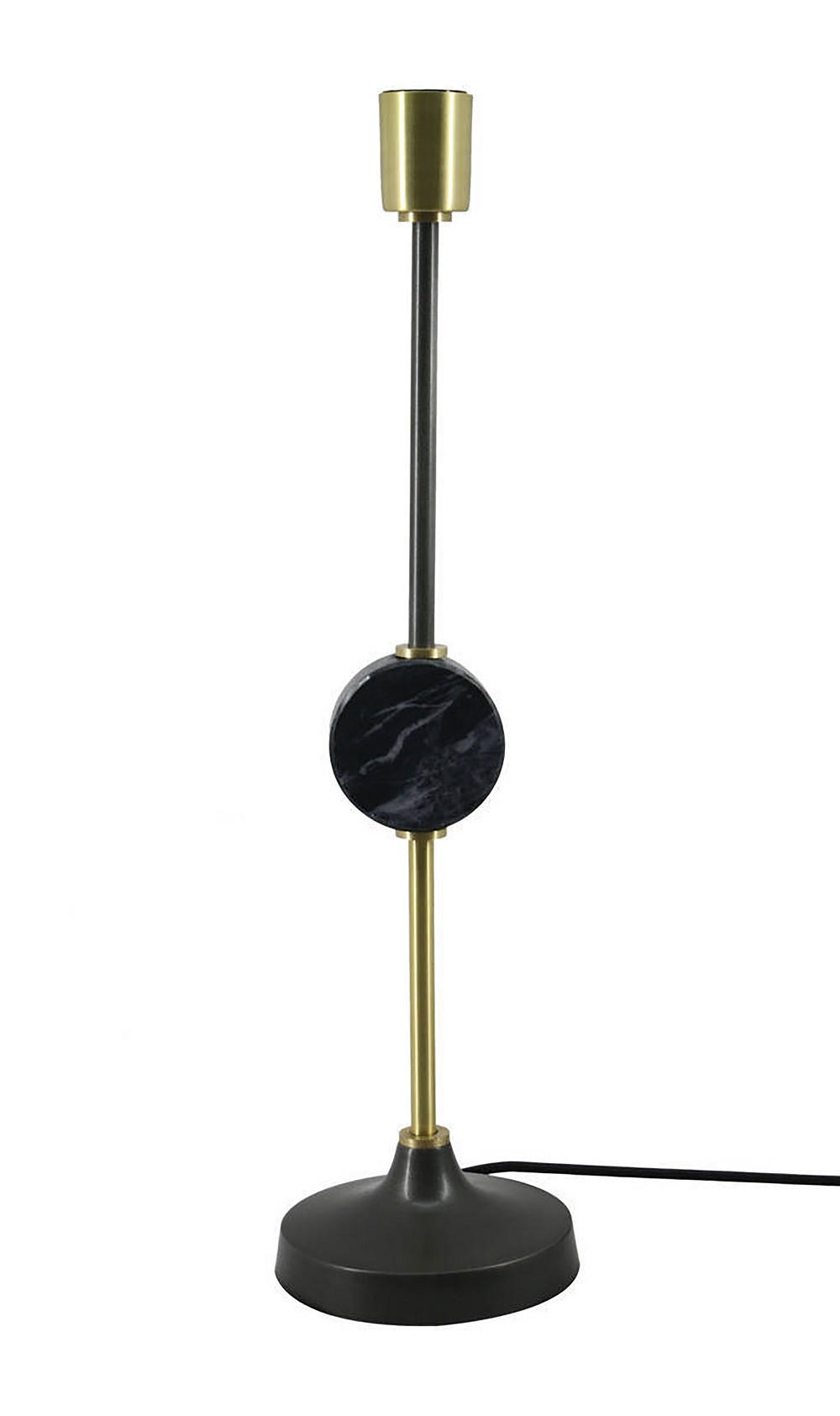 TISCHLEUCHTE 115/15/58 cm   - Goldfarben/Schwarz, Trend, Metall (115/15/58cm) - Kayoom