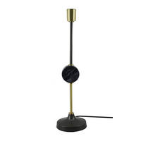 STOLNÍ LAMPA, E27, 115/15/58 cm - černá/barvy zlata, Trend, kov (115/15/58cm) - P & B