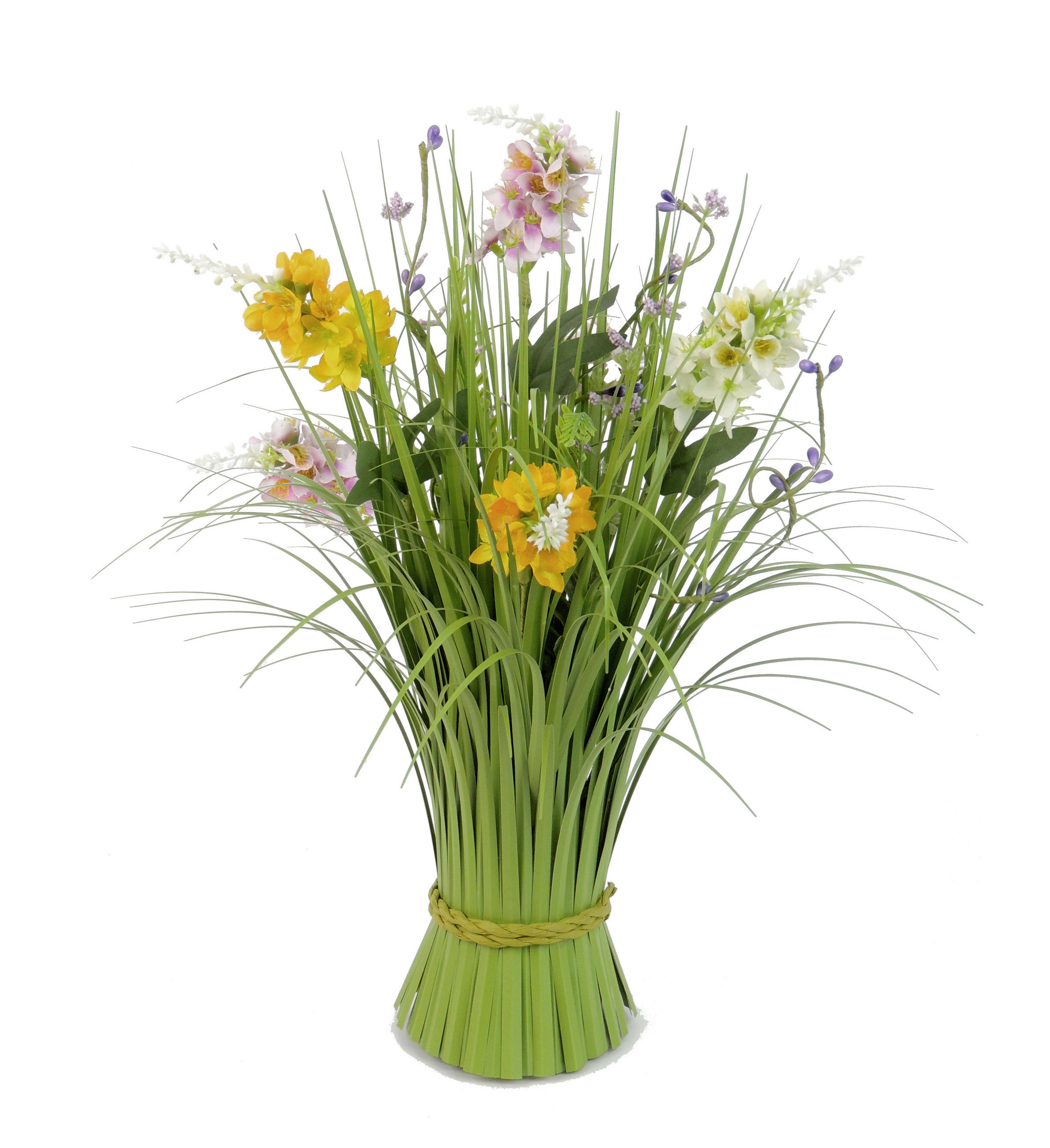 DEKOGRAS  - Pink/Gelb, LIFESTYLE, Kunststoff/Metall (40cm)