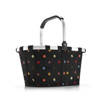 NÁKUPNÝ KOŠÍK viacfarebná, čierna - viacfarebná/čierna, Basics, kov/textil (48/29/28cm) - Reisenthel