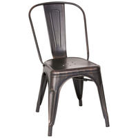 STOL, kovina črna, zlate barve  - zlate barve/črna, Basics, kovina (44/84/54cm) - MID.YOU