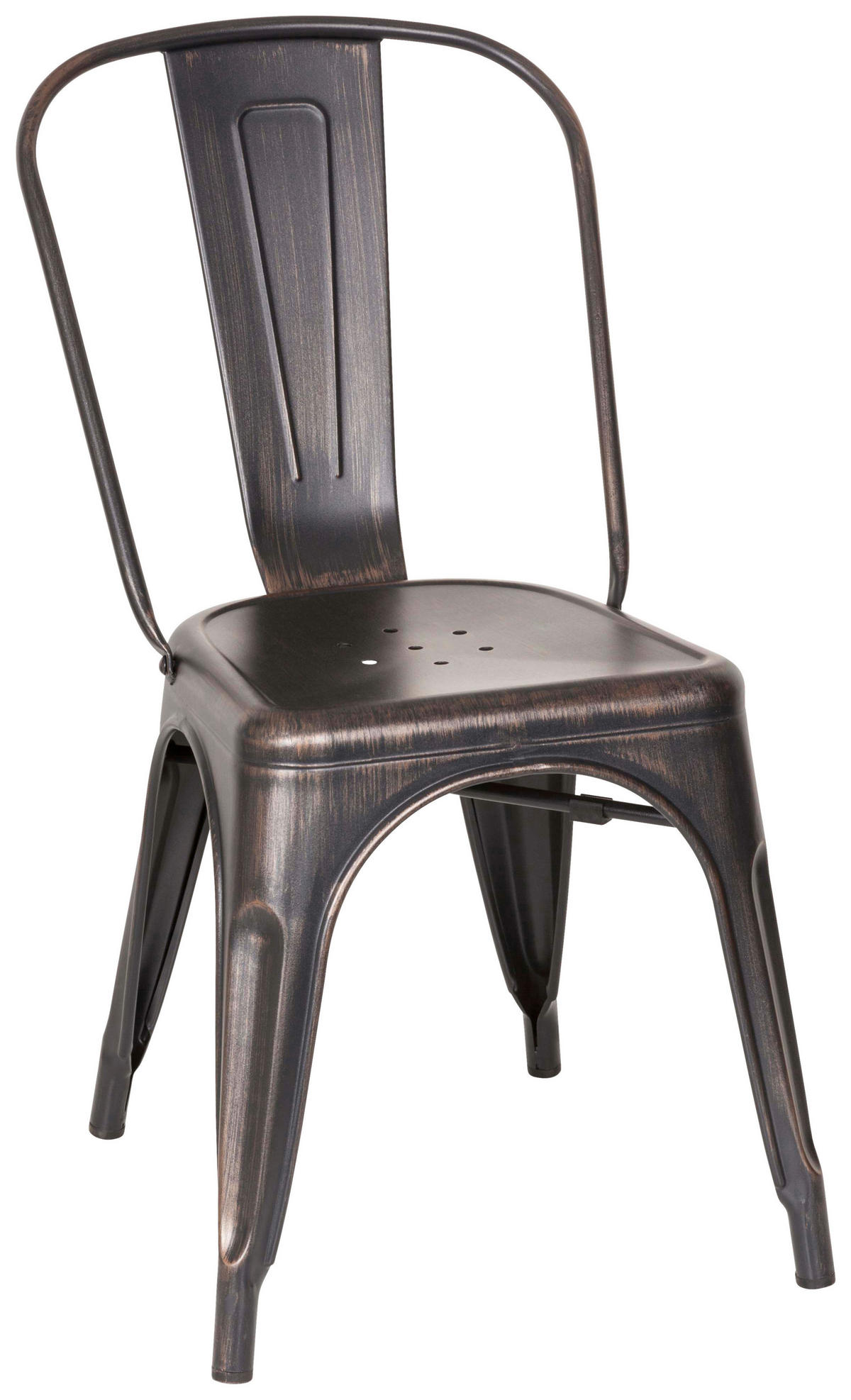 STOL, kovina črna, zlate barve  - zlate barve/črna, Basics, kovina (44/84/54cm) - MID.YOU