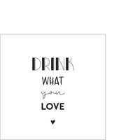 SERVIETTE  12,5/12,5 cm   - Multicolor, Basics, Papier (12,5/12,5cm) - PPD