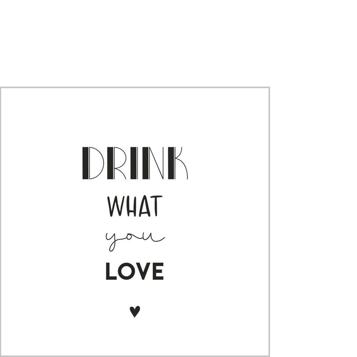 SERVIETTE  12,5/12,5 cm   - Multicolor, Basics, Papier (12,5/12,5cm) - PPD