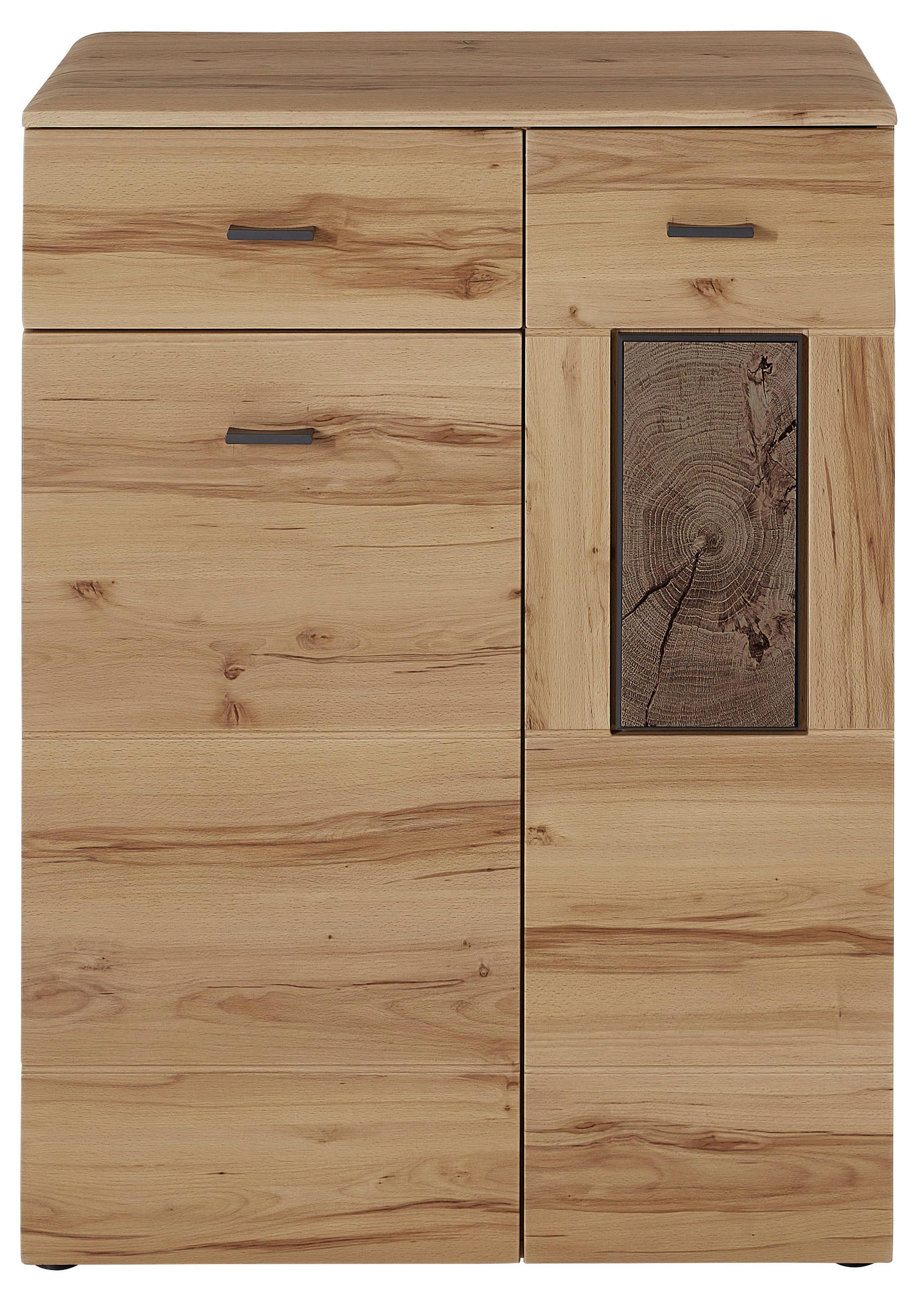 SCHUHSCHRANK Buchefarben - Buchefarben/Graphitfarben, KONVENTIONELL, Holzwerkstoff/Kunststoff (76/104/40cm) - Voleo