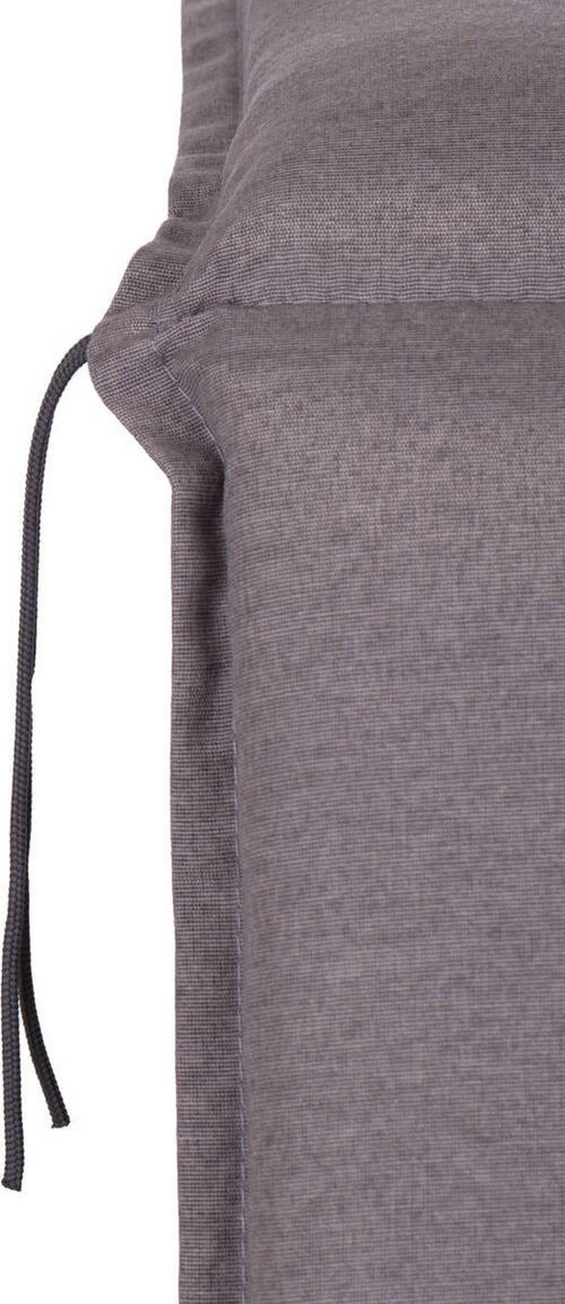 PODLOŽKA NA RELAXAČNÍ KŘESLO, 170/46/8 cm - světle šedá, Basics, textil (170/46/8cm) - Gardenson