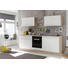 KÜCHENBLOCK - Weiß/Sonoma Eiche, Design, Holzwerkstoff (240/204/60cm) - Xora KÜCHENBLOCK - Weiß/Sonoma Eiche, Design, Holzwerkstoff (240/204/60cm) - Xora
