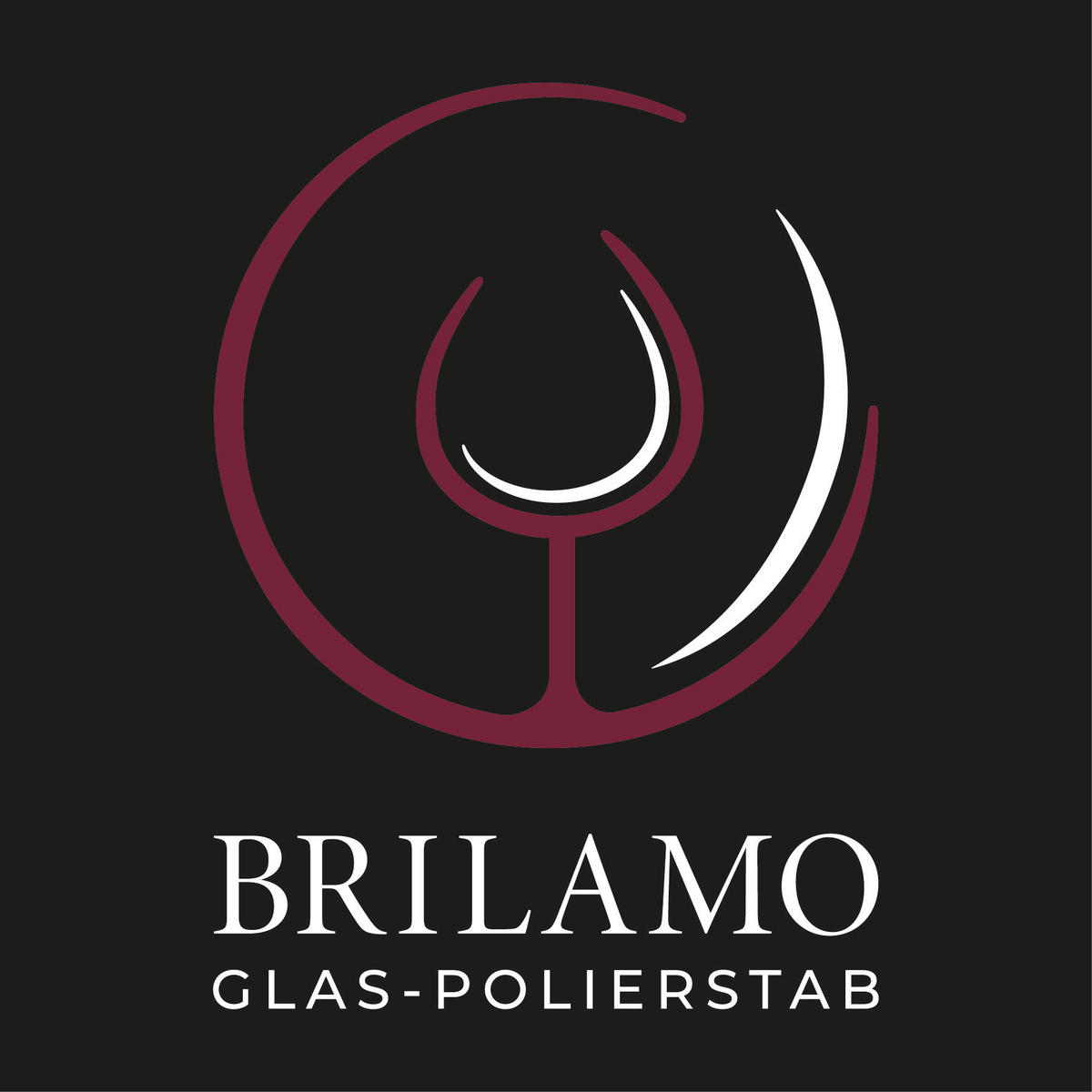 GLAS-POLIERSET Brilamo  - Weinrot, Basics, Kunststoff/Textil (26/6/6cm)