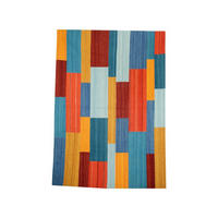 HANDWEBTEPPICH  Wohnzimmer 120/170 cm Multicolor, Rot rechteckig  - Rot/Multicolor, Basics, Textil (120/170cm) - Kayoom