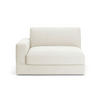 SOFAELEMENT FABIO E Mikrofaser Elfenbein  - Elfenbein/Schwarz, MODERN, Kunststoff/Textil (132/87/108cm) - Sit & More
