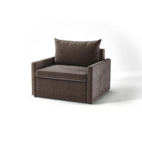 SCHLAFSESSEL COLOGNE Flachgewebe Braun    - Schwarz/Braun, Design, Kunststoff/Textil (92/89/103cm) - MID.YOU