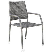 STOHOVATELNÉ KŘESLO, kov, plast - šedá, Moderní, kov/plast (54/87/65cm)
