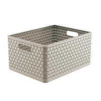 KOŠARA   43/33/21,5 cm      - bež, Basics, plastika (43/33/21,5cm) - Rotho
